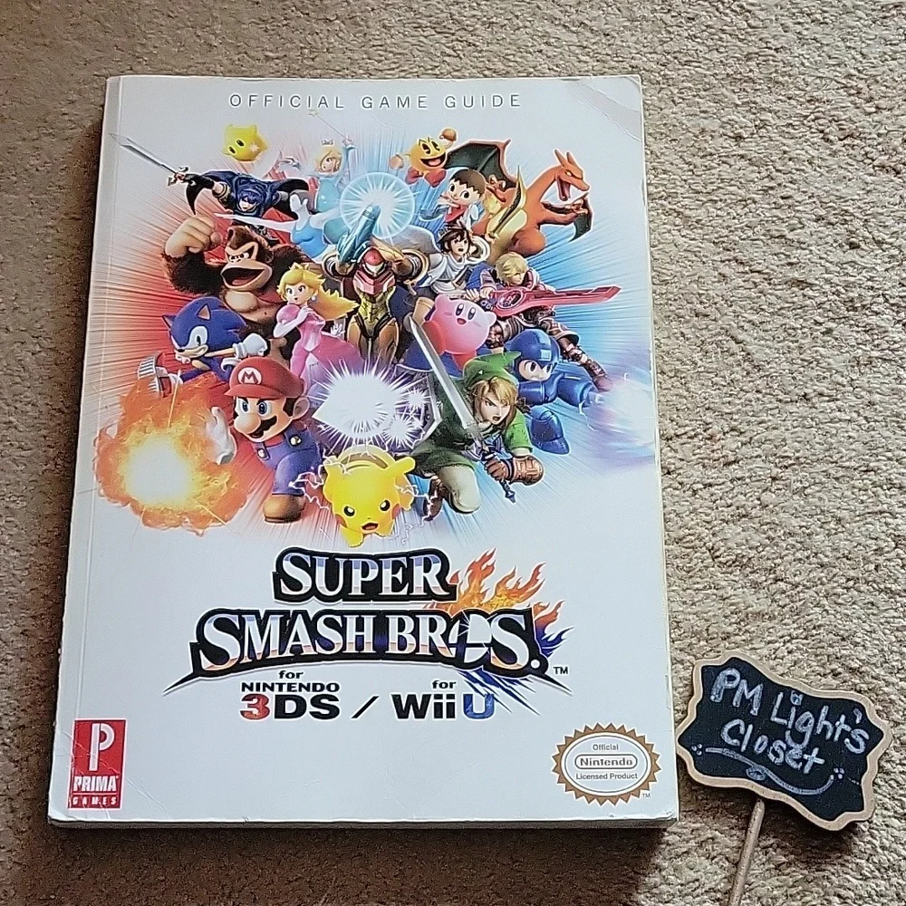Prima Games Super Smash Bros. Official Game Guide Paperback Nintendo 3DS Wii U